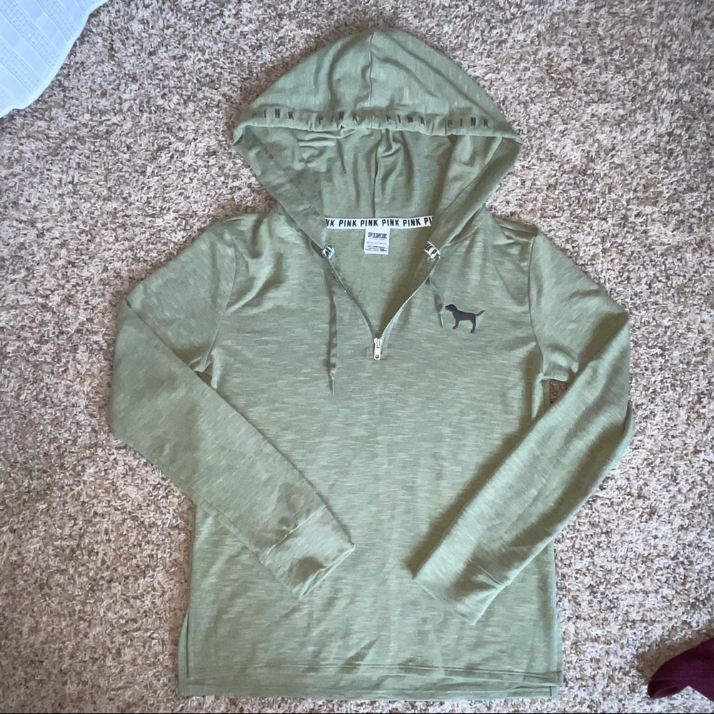 PINK half-zip - size small